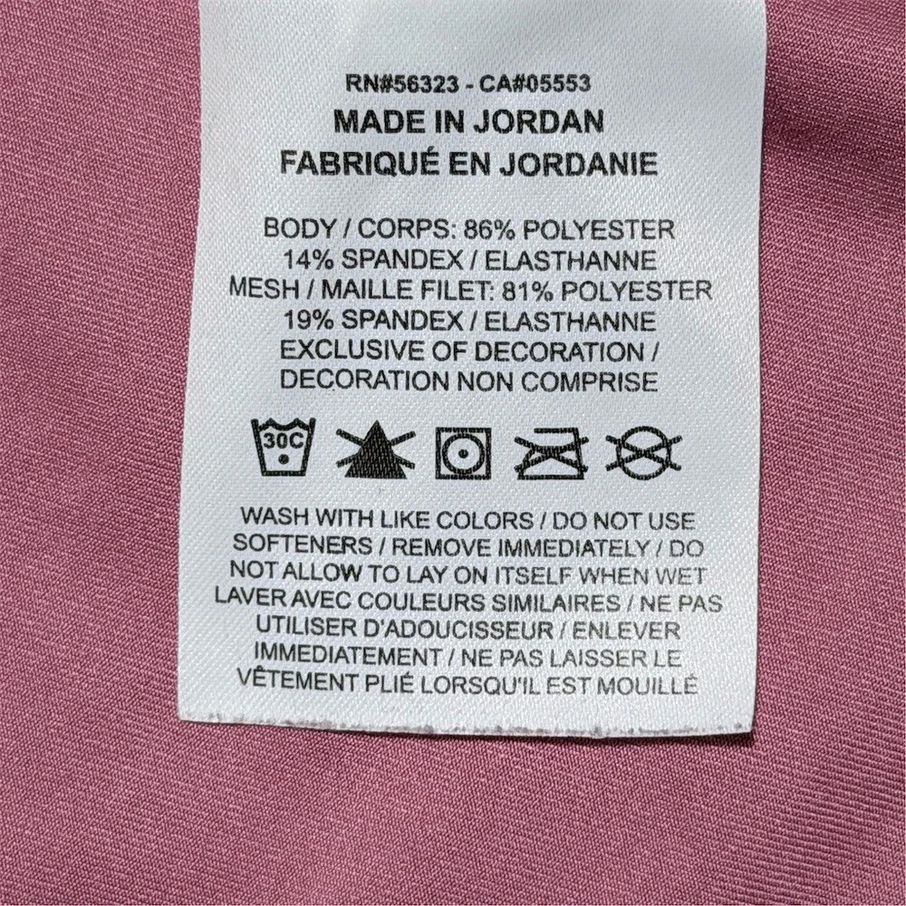 Nike Pro Dri-FIT Tank Top Womens Size M Pink Reflective Logo Sleeveless